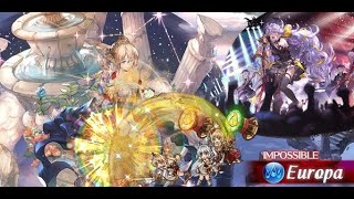 Granblue Fantasy Europa Solo Setup Full Auto CA With Earth Team Mahira Cidala and SatyrEarth [upl. by Akins]