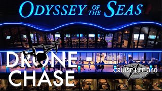 Dusk Drone Chase Odyssey of the Seas 11252023 [upl. by Noivart]