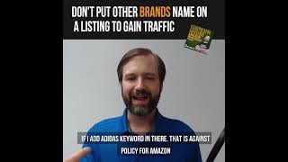 Avoid Listing Violations Dont Use Other Brands Names for Traffic [upl. by Rattray]