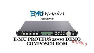 EMU PROTEUS 2000  COMPOSER ROM PRESET DEMO  BANK 7 [upl. by Hughes]