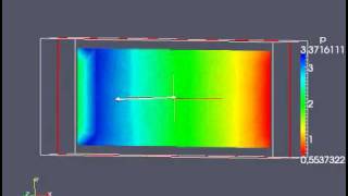 Modified dsmcFoam pressure profile [upl. by Saree]