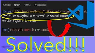 GCCG is not recognized as an internal or external command operable program or batch file [upl. by Valencia897]