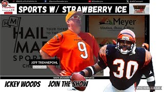 Bengals Legend Ickey Woods join the show [upl. by Yssep]