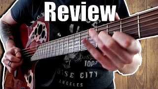 Ovation Mid Depth CE44Ruby Red Two Year Review [upl. by Myrle]