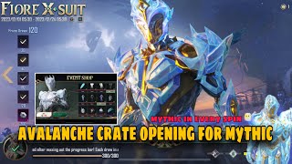 avalanche xsuit crate opening for mythic outfit  i got all mythic outfit of avalanche suit 🥶bgmi [upl. by Harri]