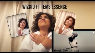 Wizkid  Essence ft Tems  MUSIC VIDEO REACTION [upl. by Susejedesoj557]