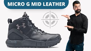 Under Armour Valsetz Mid Leather Tactical Boots Review [upl. by Elnar425]