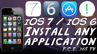 How to Install Unsupported Apps on iOS 712 or iOS 6 Any iPhone [upl. by Arabrab]