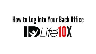 How to Log Into Your Back Office for IDLife [upl. by Tarton]