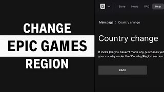 How To Change Epic Games Region BEST Way [upl. by Malena657]