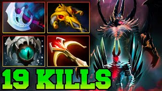 TerrorBlade Dota 2 Guide Pro Gameplay Safelane Carry Comeback 735 [upl. by Nwhas]