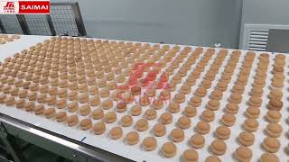 Cup Cake Production LineBakery Production Line Hamburger Bread Toast Cup Cake Moon CakeDanish [upl. by Tabbie]