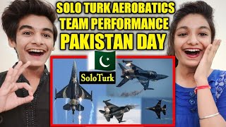 Solo Turk Aerobatics Team Performance on Pakistan Day Parade Reaction  Indian Reaction on Pakistan [upl. by Ydneh]