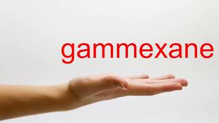 How to Pronounce gammexane  American English [upl. by Kurtzman]