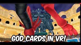 God Card Battle Royal in Yugioh VR Slifer the Sky Dragon Vs Obelisk the Tormentor [upl. by Tra]