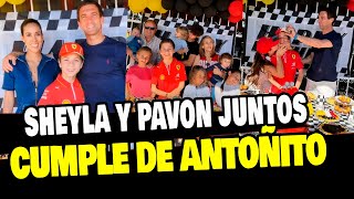 SHEYLA ROJAS Y ANTONIO PAVON CELEBRAN LOS 11 AÑOS DE ANTOÑITO EN ESPAÑA [upl. by Trainer46]