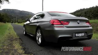 2013 BMW 650i Gran Coupe engine sound and 0100kmh [upl. by Dlarej]