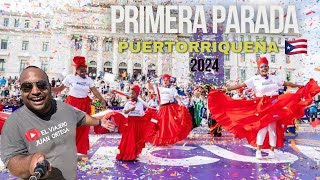 Primera Parada PUERTORRIQUEÑA 2024 en Puerto Rico 🇵🇷  junte Boricua [upl. by Nevsa]