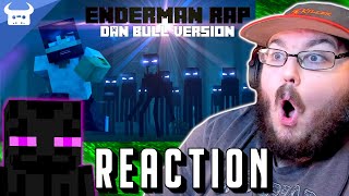 MINECRAFT ENDERMAN RAP  DAN BULL VERSION REACTION [upl. by Frech550]