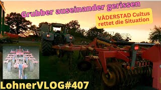 LohnerVLOG407 VÄDERSTAD Cultus ersetzt den Lemken Thorit 8 I Maisstoppel mulchen mit Fendt Xylon [upl. by Hausner746]