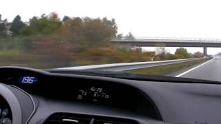 Honda Civic 18 Sport Acceleration on German Autobahn [upl. by Shwalb]