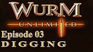 Wurm Unlimited Wurm Online Tutorial  Digging [upl. by Eila]