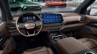 Refreshed 2024 Chevrolet Tahoe  INTERIOR Facelift Preview [upl. by Susette441]