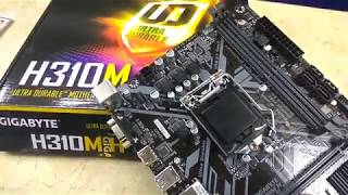 H310M H Gigabyte Ultra Durable 8th Gen Motherboard Unboxing  Tech Land [upl. by Parik]