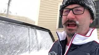 How to scrape snow and ice off your car without causing back injury or shoulder pain [upl. by Tiff]