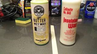 Chemical guys butter wet wax vs collinite 845 wax [upl. by Santana]