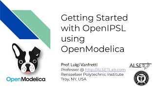 Getting started with OpenIPSL using OpenModelica [upl. by Elac86]