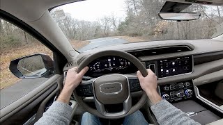 2022 GMC Yukon Denali POV Drive Impressions and ASMR [upl. by Tloc]