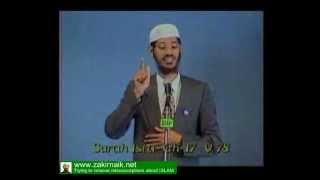 Zakir Naik QampA67  Why Some Muslims pray Salah only 3 times not 5 [upl. by Anelrihs197]