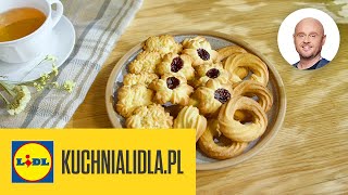 Ciasteczka maślane BEZ GLUTENU 🚫🍪  Paweł Małecki amp Kuchnia Lidla [upl. by Morty]