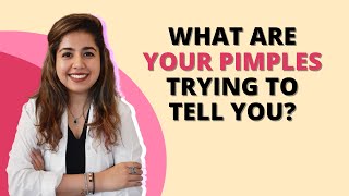 Heres what your pimples are trying to tell you  Explains Dermatologist Dr Shikha Shah [upl. by Eiramnna]