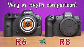 Canon R6 vs R8 InDepth Comparison plus R8 vs RP  R8 vs R6 II [upl. by Annavoj]