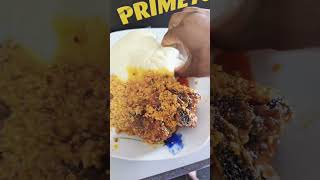 hot pounded yam with egusi [upl. by Anaytat]