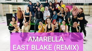 Dance tiktok viral  AMARELLA  EAST BLAKE  REMIX  Zumba fitnes [upl. by Kciderf549]