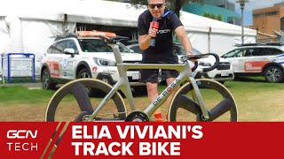 Elia Vivianis De Rosa Track One  Tokyo 2020 Olympic Track Bike [upl. by Ard]