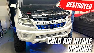 COLD AIR INTAKE ALMOST DESTROYED MY CHEVY COLORADO ENGINE [upl. by Savage]