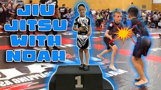 Jiu Jitsu Training and Tournaments  NAGA and AGF  Noahs takes 2nd then 1st Place [upl. by Ytoc]