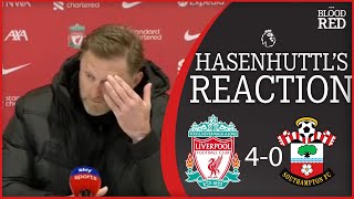 quotA Team On FIRE 🔥quot Ralph Hasenhuttl PostMatch Press Conference  Liverpool 40 Southampton [upl. by Nared51]