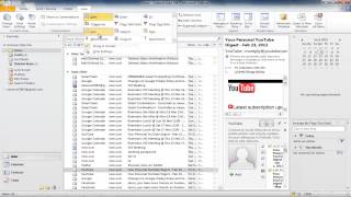 How to Arrange emails by sender and date in Outlook [upl. by Farrel]