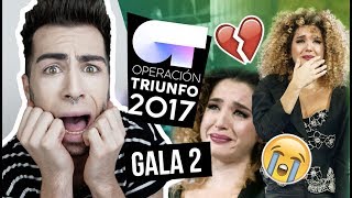 OT 2017 GALA 2 Primera expulsión REACCIÓN  MALBERT [upl. by Ahselaf]