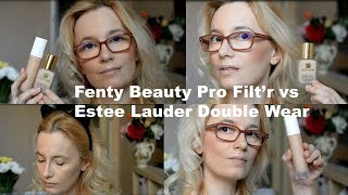 Fenty Beauty Pro Filt’r vs Estee Lauder Double Wear [upl. by Ahsilef]