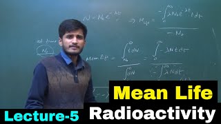 Mean Life in Radioactivity  Lecture5  Modern Physics  For 12thIIT JEENEET  ByKP Sir [upl. by Lud33]