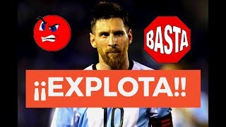 ¡¡MESSI EXPLOTA CONTRA RUGGERI Y LA PRENSA ARGENTINA [upl. by Uoliram]