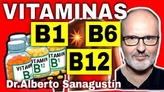 VITAMINAS B1 B6 B12 💥 Para qué sirven cómo conseguirlas y contraindicaciones [upl. by Claiborn]