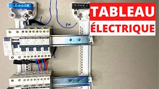 TABLEAU ÉLECTRIQUE CÂBLAGE FACILE [upl. by Dranel]