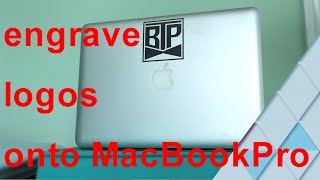 laser engrave onto a MacBookPro iPad or any anodized aluminum [upl. by Barthold206]